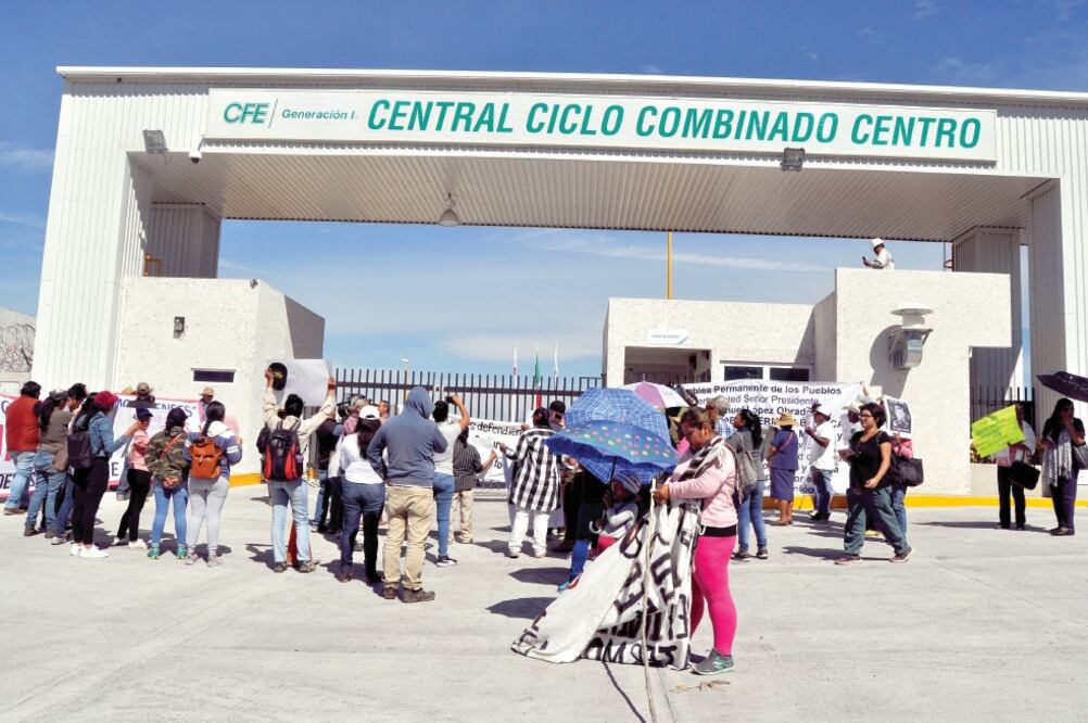 Autoridades estatales piden a opositores al proyecto de la planta termoeléctrica que se conduzcan por la vía pacífica. Foto: ARCHIVO EL UNIVERSAL