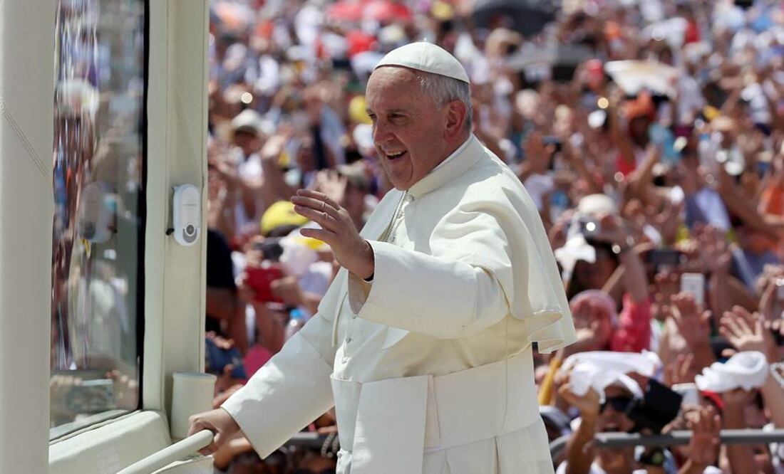 Tras su encuentro con el gobernante, el sumo pontífice se dirigirá a la vecina Catedral Metropolitana, en donde terminará su jornada de hoy Foto: EFE