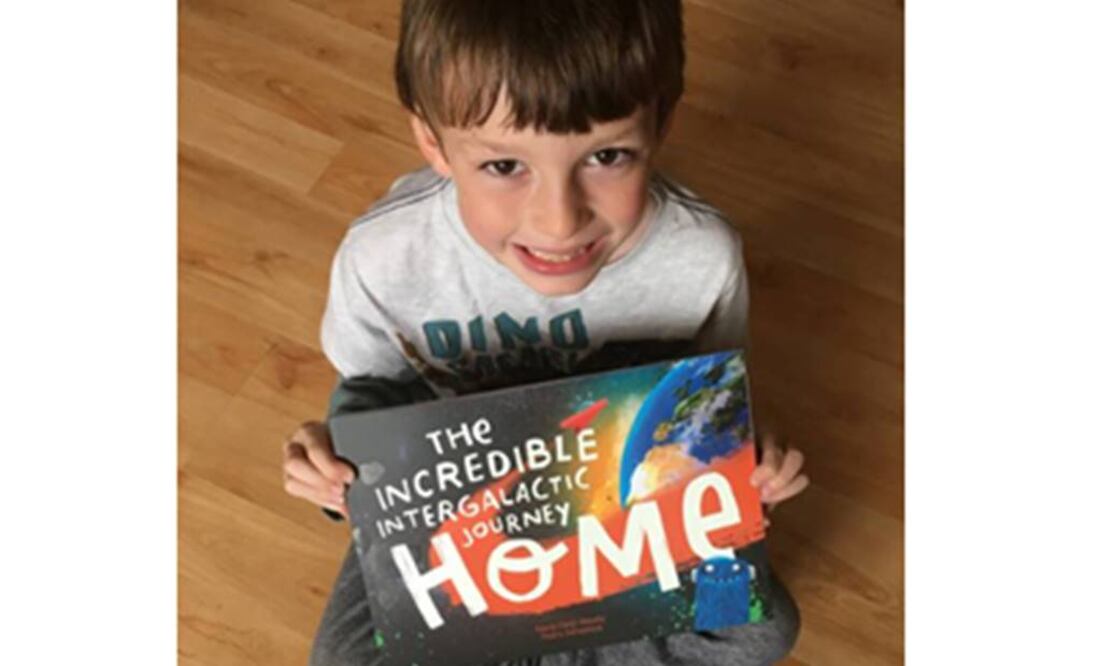 El pequeño ganó un concurso en Londres y su versión del "Increíble viaje intergaláctico" será enviada a la EEI. Foto: AP