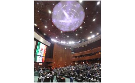 Diputados sesionan sin candil de 20 ton por precaución ante sismos