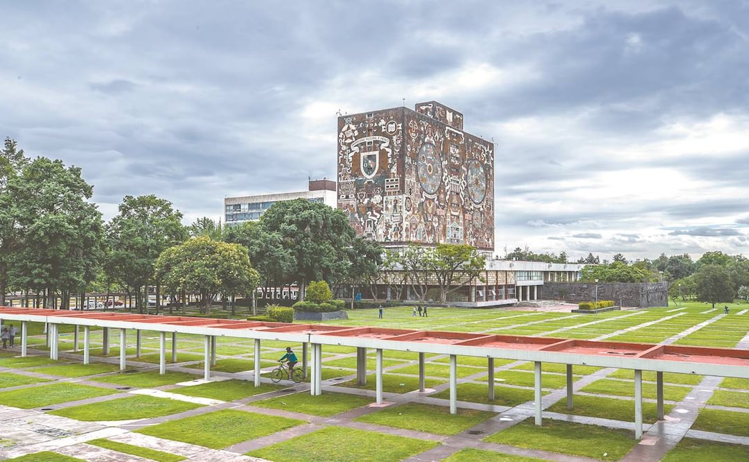 La UNAM, el IPN, la UAM y muchas universidades ajustan sus protocolos para aplicar medidas de seguridad sanitaria en sus campus ante el ciclo escolar con nuevas modalidades de clases en línea y presencial. Foto: Sergio Tapia/EL UNIVERSAL