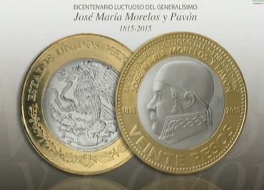Presentan moneda por 200 aniversario de Morelos