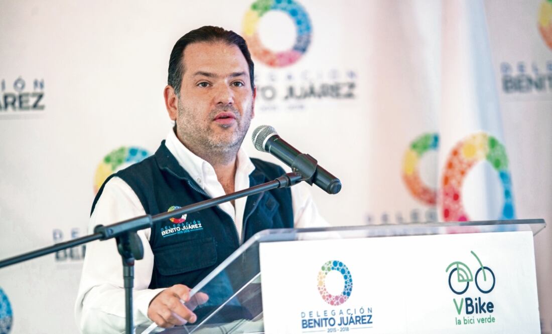 Antes de dejar el frente de la delegación Benito Juárez, Christian von Roehrich presentó la etapa piloto de un programa de préstamo de bicicletas públicas mediante una App con 500 unidades que circularán por la demarcación (CAMILA MATA. EL UNIVERSAL)