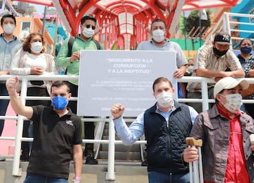 Diputado del PAN nombra "monumento a la corrupción" a obra de Layda Sansores en Álvaro Obregón