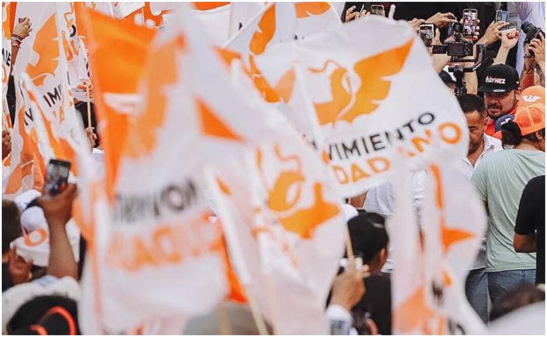 Mitin de Movimiento Ciudadano. Foto: Tomada de Facebook