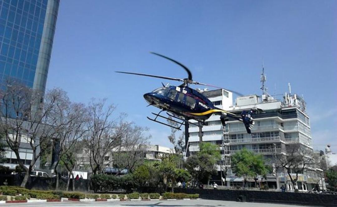 She was taken to the hospital in a helicopter. (Photo: (Taken from @vulcano_7)