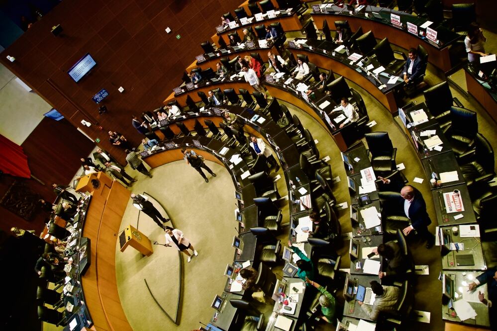 Sesión en el Senado de la República. Foto: Archivo