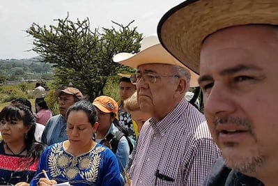 Equipo de transición de AMLO escucha detonaciones durante recorrido
