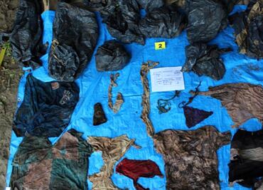 Ropa de bebé, en megafosas de Veracruz que tienen restos de 170 personas