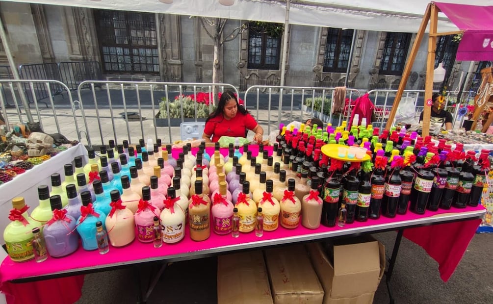 Testimonios navideños en el Zócalo; productores confían en el repunte de ventas. Foto: Arantxa Meave