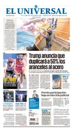 Portada impresa del 31 de mayo del 2025