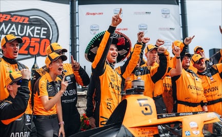 Pato O'Ward gana en Milwaukee y suma su segunda victoria en la temporada de IndyCar
