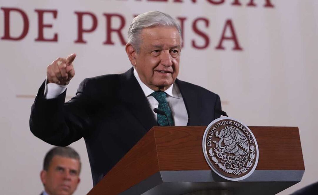 El presidente López Obrador negó que su gobierno haya expropiado tres tramos ferroviarios de Grupo México. Foto: Berenice Fregoso / EL UNIVERSAL
