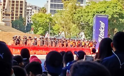 Show Run de Checo Pérez es interrumpido por grupo feminista