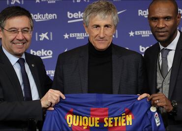 Ayer paseaba junto a las vacas, hoy soy DT del Barcelona: Quique Setién