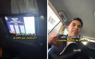 Taxista en Nueva York intenta estafar a creador de contenido mexicano; pretendía cobrarle 30% de propina