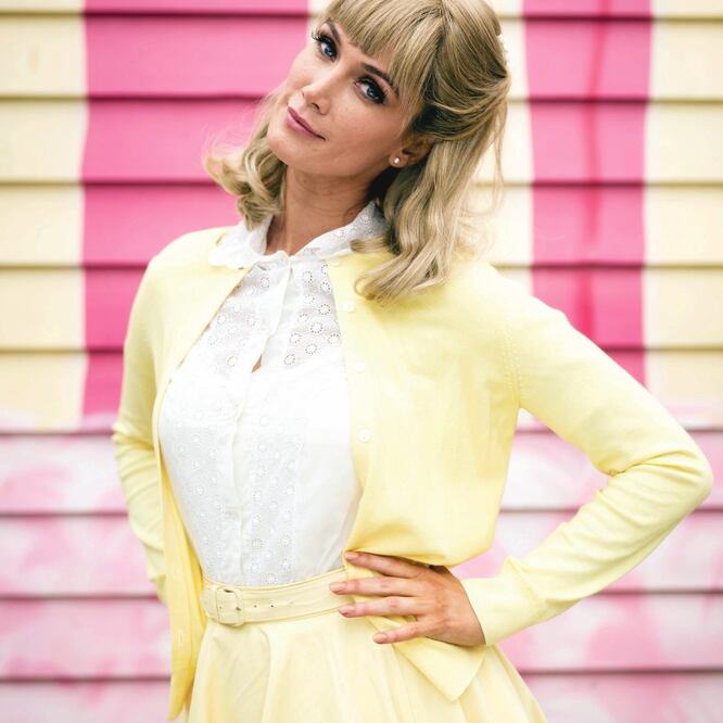 Delta Goodrem interpretará a la estrella de Vaselina. Foto: LIFETIME