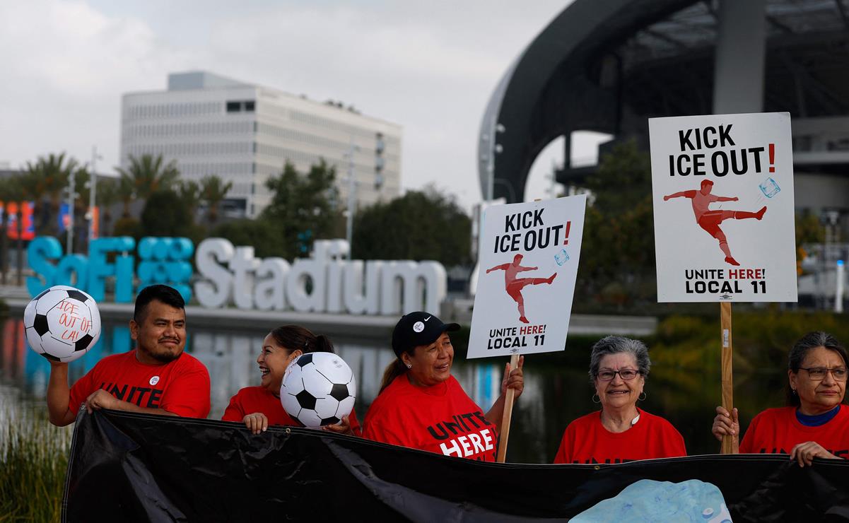 Trabajadores del SoFi Stadium amenazan con irse a huelga si ICE opera en el Mundial 2026