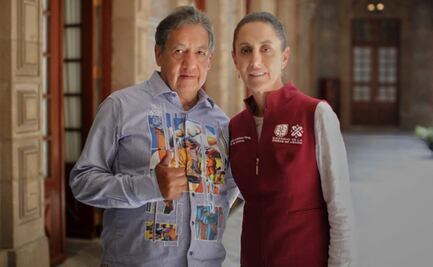 Sheinbaum se reúne con el senador Higinio Martínez para hablar de la elección del Edomex 2023