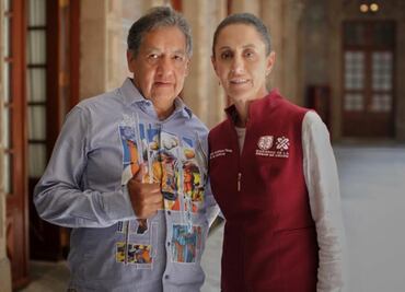 Sheinbaum se reúne con el senador Higinio Martínez para hablar de la elección del Edomex 2023