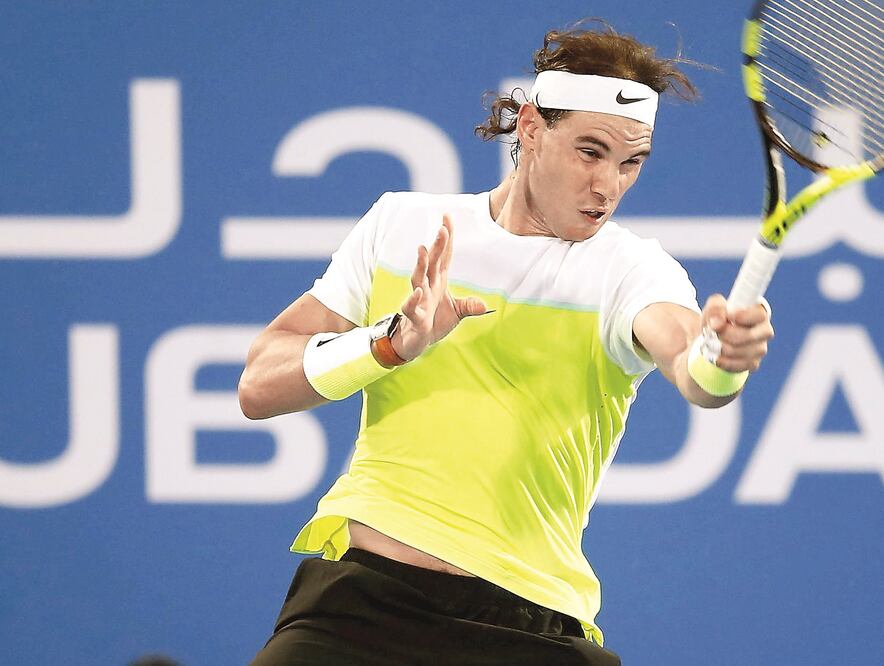 Rafael Nadal venció en semifinales a David Ferrer, en tres sets (ALI HAIDER. EFE)