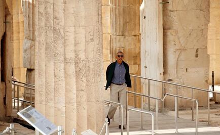 Barack Obama visita la Acrópolis de Atenas