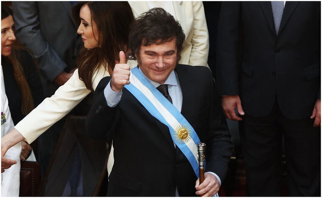 Javier Milei, presidente de Argentina. Foto: AFP