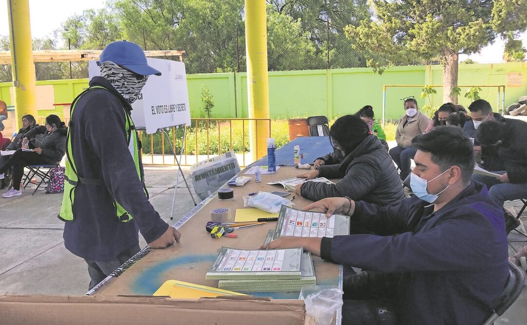 Al cierre de la votación y de las casillas, a las 18:00 ho-ras del domin-go, las 47 ur-nas instaladas operaban con normalidad. Foto: Rebeca Jiménez. El Universal