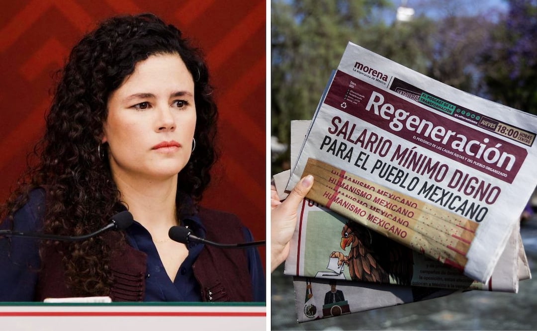 Luisa Alcalde rechaza trampas de Morena en gasto del periódico Regeneración.  |  Imagen: especial.