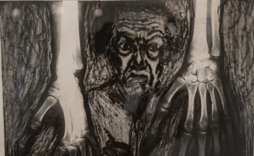 Cuadro de  Francisco Toledo en la galería Juan Martín. Foto: Archivo