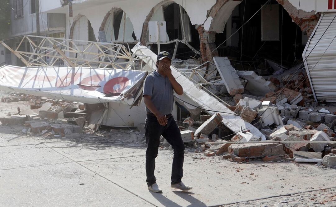Aspectos de Juchitán, Oaxaca, tras el sismo de anoche. /Armando Martínez - EL UNIVERSAL