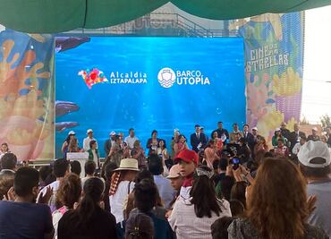 Inauguran Barco Utopía; suman 12 de estos espacios públicos en Iztapalapa