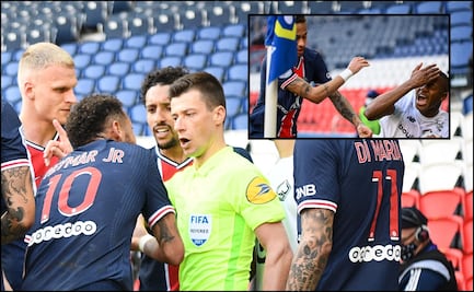 Neymar explota y se hace expulsar en derrota del PSG ante el Lille