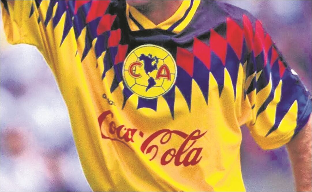 El histórico jersey del América en la década de los 90's