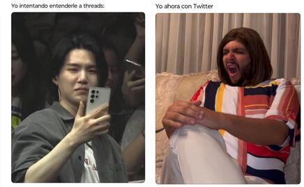 "Adiós Twitter, hola Threads", usuarios llenan de memes la nueva plataforma de Meta