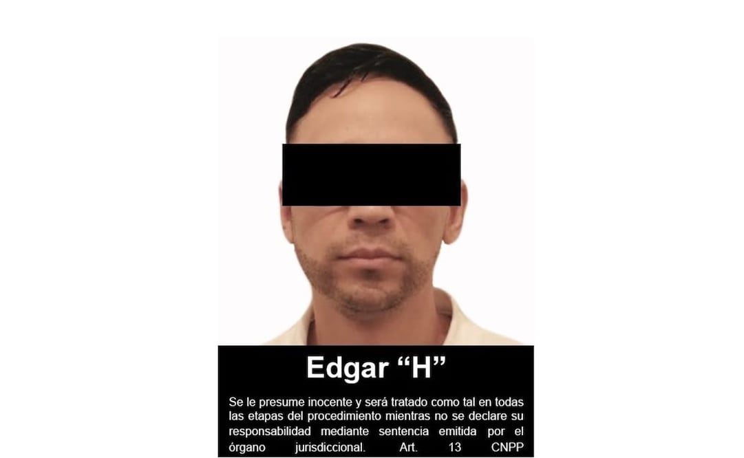 Ficha de detención de Edgar Herrera Pardo, alias “El Caimán y/o “El Cabo 8”, ligado al CJNG. Foto: Especial