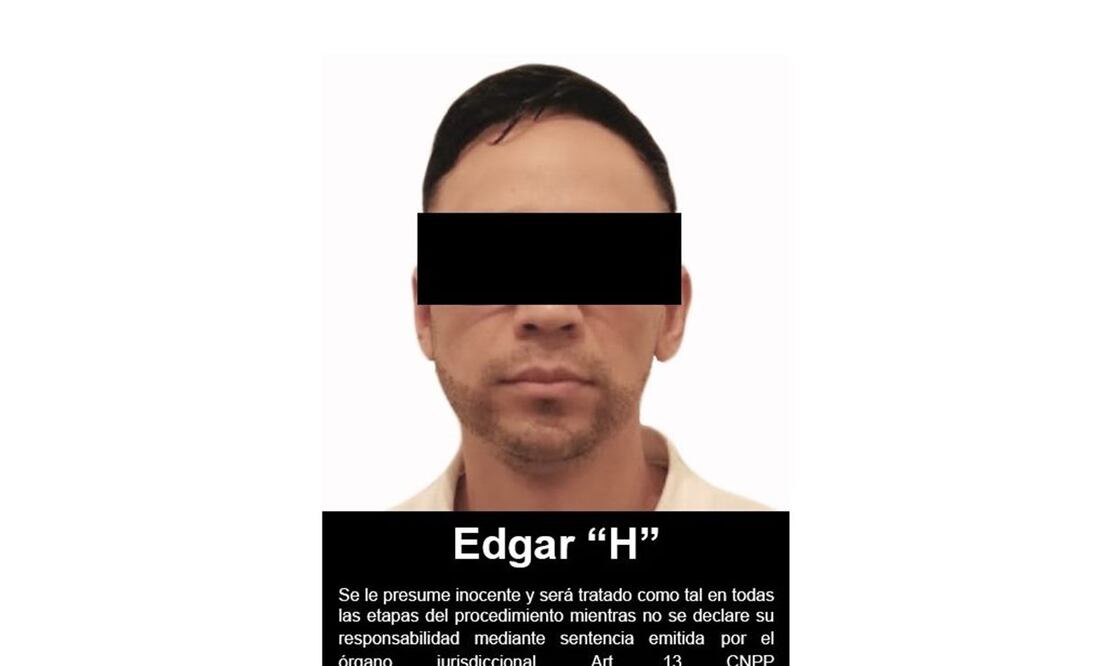Ficha de detención de Edgar Herrera Pardo, alias “El Caimán y/o “El Cabo 8”, ligado al CJNG. Foto: Especial