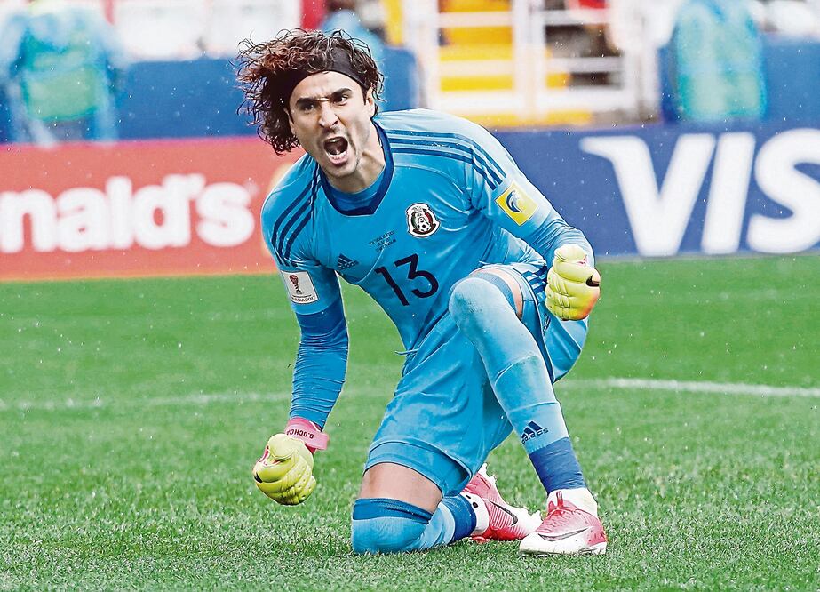 EFE. Guillermo Ochoa con la Selección Nacional 