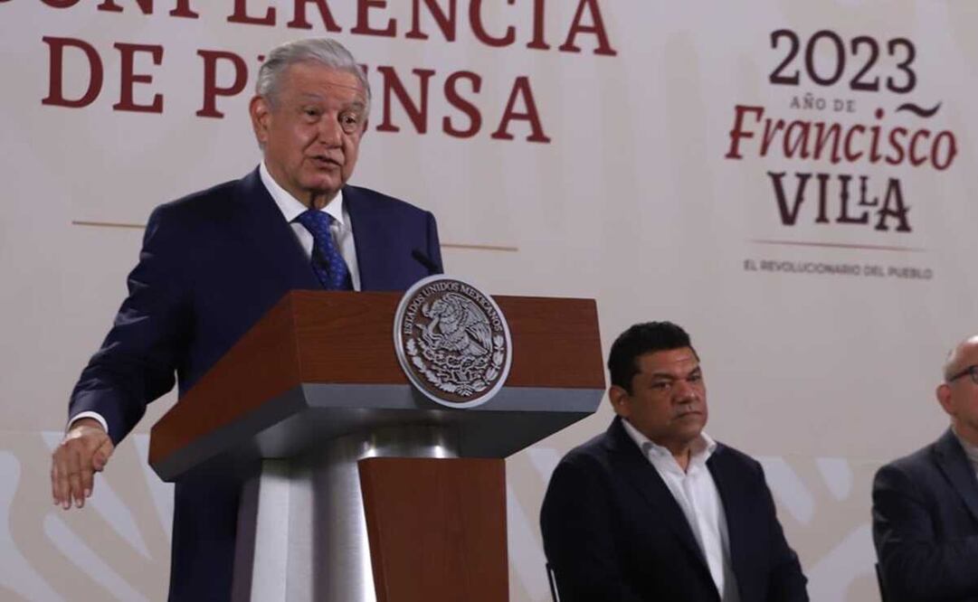 López Obrador aseguró este lunes que hay una tendencia de la inflación a la baja en México. Foto: Berenice Fregoso / EL UNIVERSAL