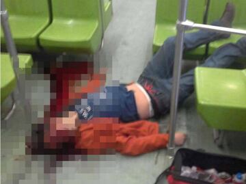 Muere al asomarse por la ventana del vagón del Metro y golpearse con letrero