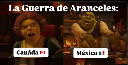 Guerra arancelaria y el descenso de Karla Sofía Gascón, en los memes de la semana
