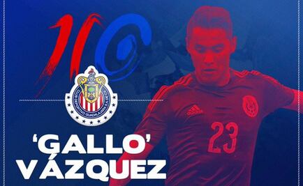 El 'Gallo' Vázquez, nuevo jugador de Chivas