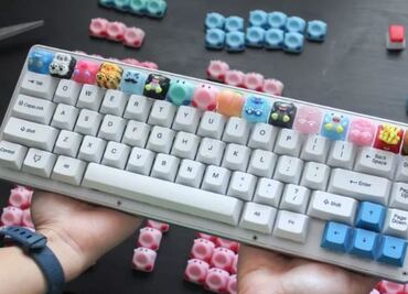 Tunea tu teclado con diseños de Baby Yoda y Kirby