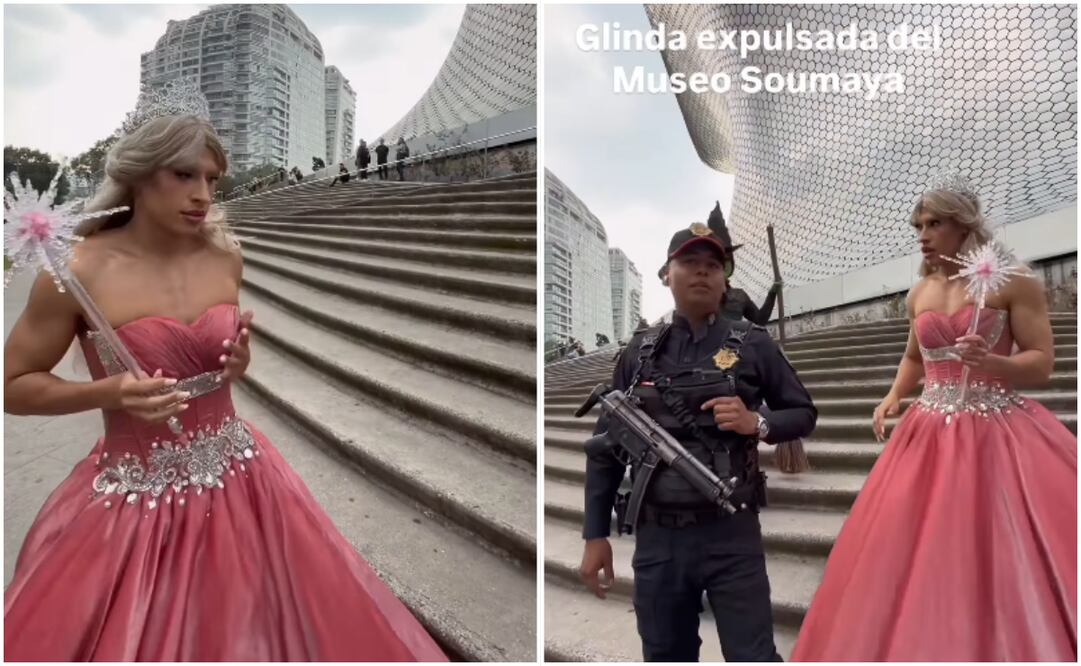 "La Divaza" exhibió acto de discriminación en el Museo Soumaya, por parte de un elemento de seguridad ajeno a la institución. Foto: Instagram @ladivaza