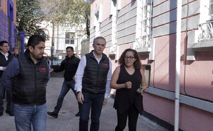 Mancera supervisa edificio catalogado en color verde por sismo