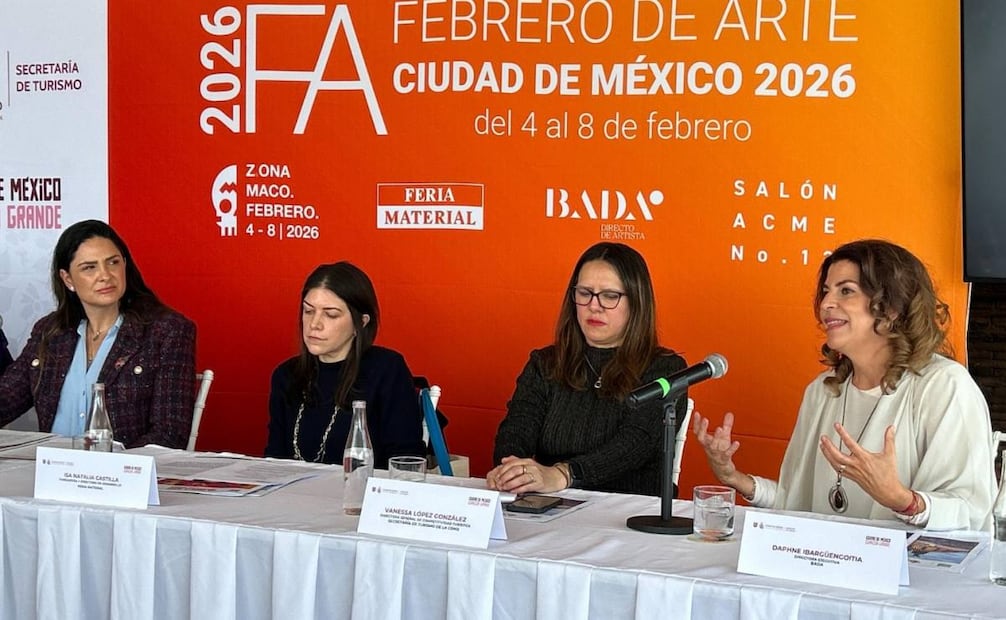 Secretaría de Turismo de la CDMX anuncia celebración de la Semana del Arte 2026. Foto: Especial.