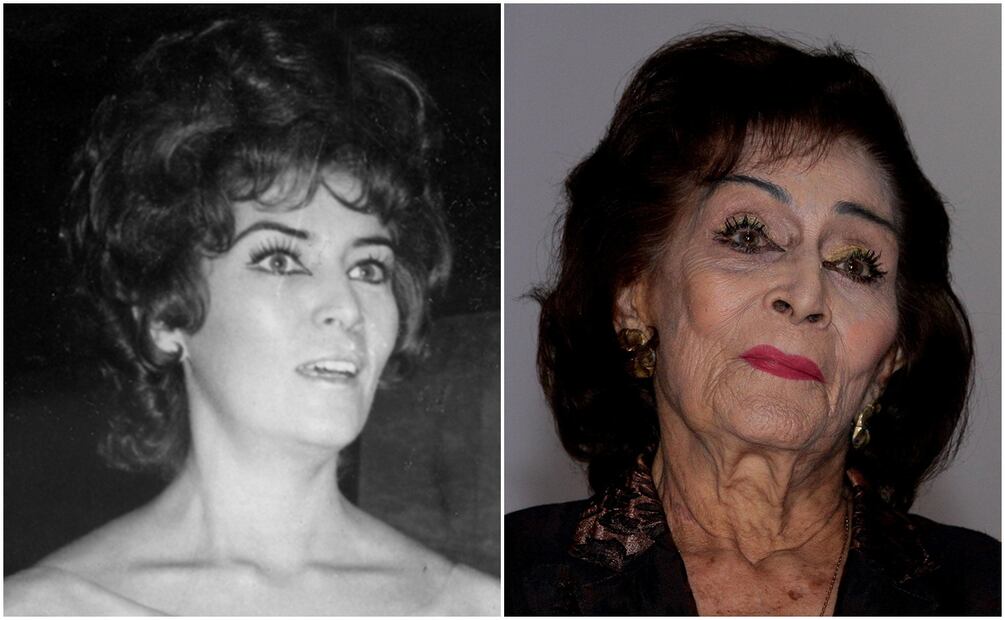 Irma Dorantes antes y ahora.
Foto: Archivo EL UNIVERSAL/Clasos.