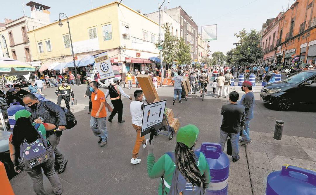 Al reanudarse el comercio en el Centro, locatarios denuncian extorsiones por parte de colombianos. Foto: Archivo/ El Universal.