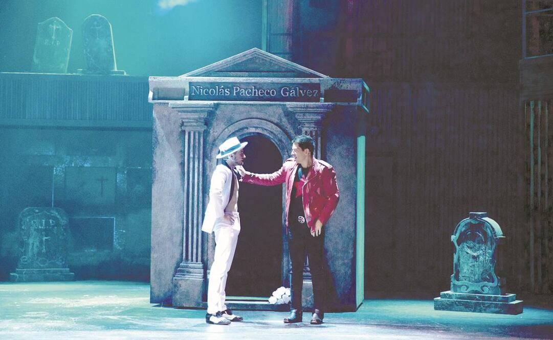 El cantante paró su trabajo en el musical por casi 13 meses debido a la pandemia del coronavirus. Este 16 de abril regresa al Centro Cultural Teatro II acompañado de María León. Foto: Luis Reyes.