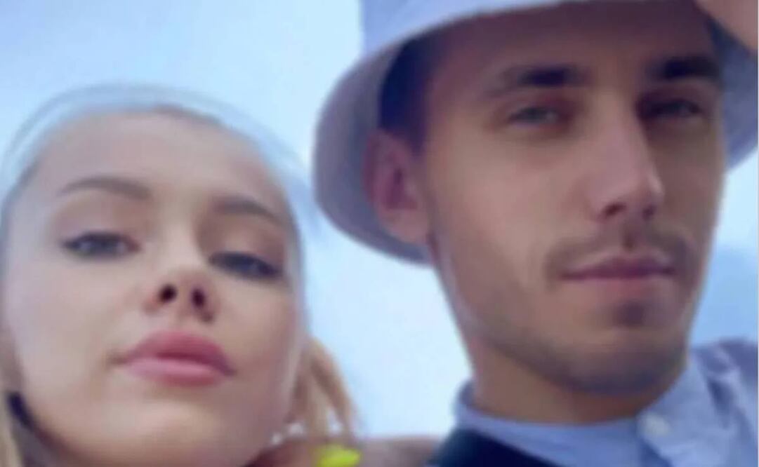 El soldado ruso Roman Bykovsky, de 27 años, y su esposa Olga Pinyasovaya